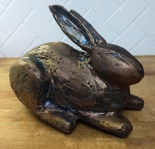 sitting hare  sculpture